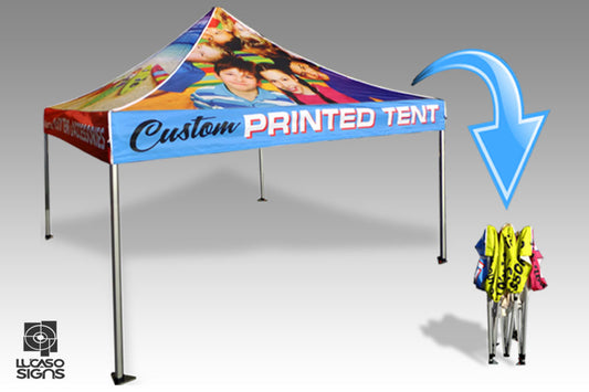 Canopy Tent Custom Printed 10 Feet x 10 Feet