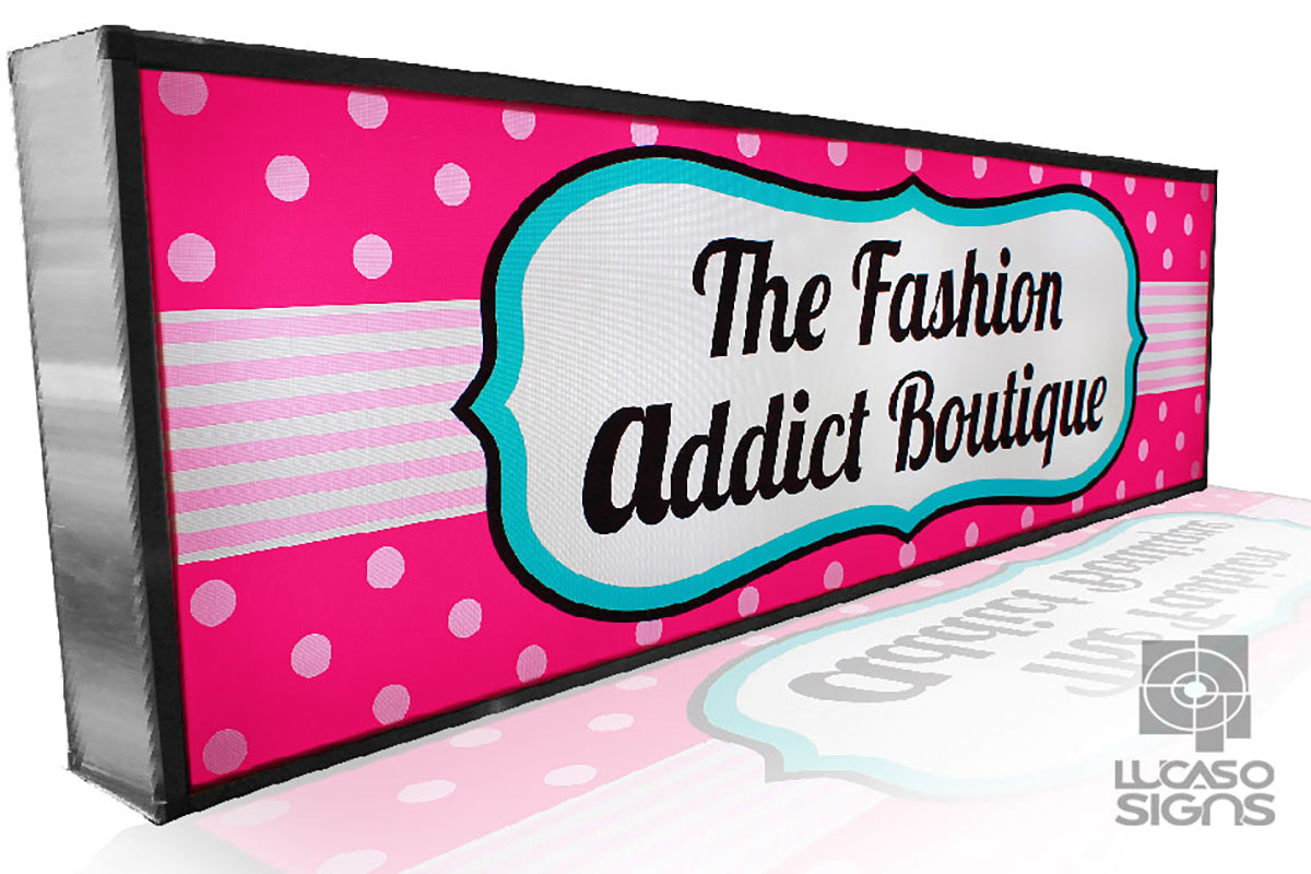 Shop Signage Light Box – Exotic Banners