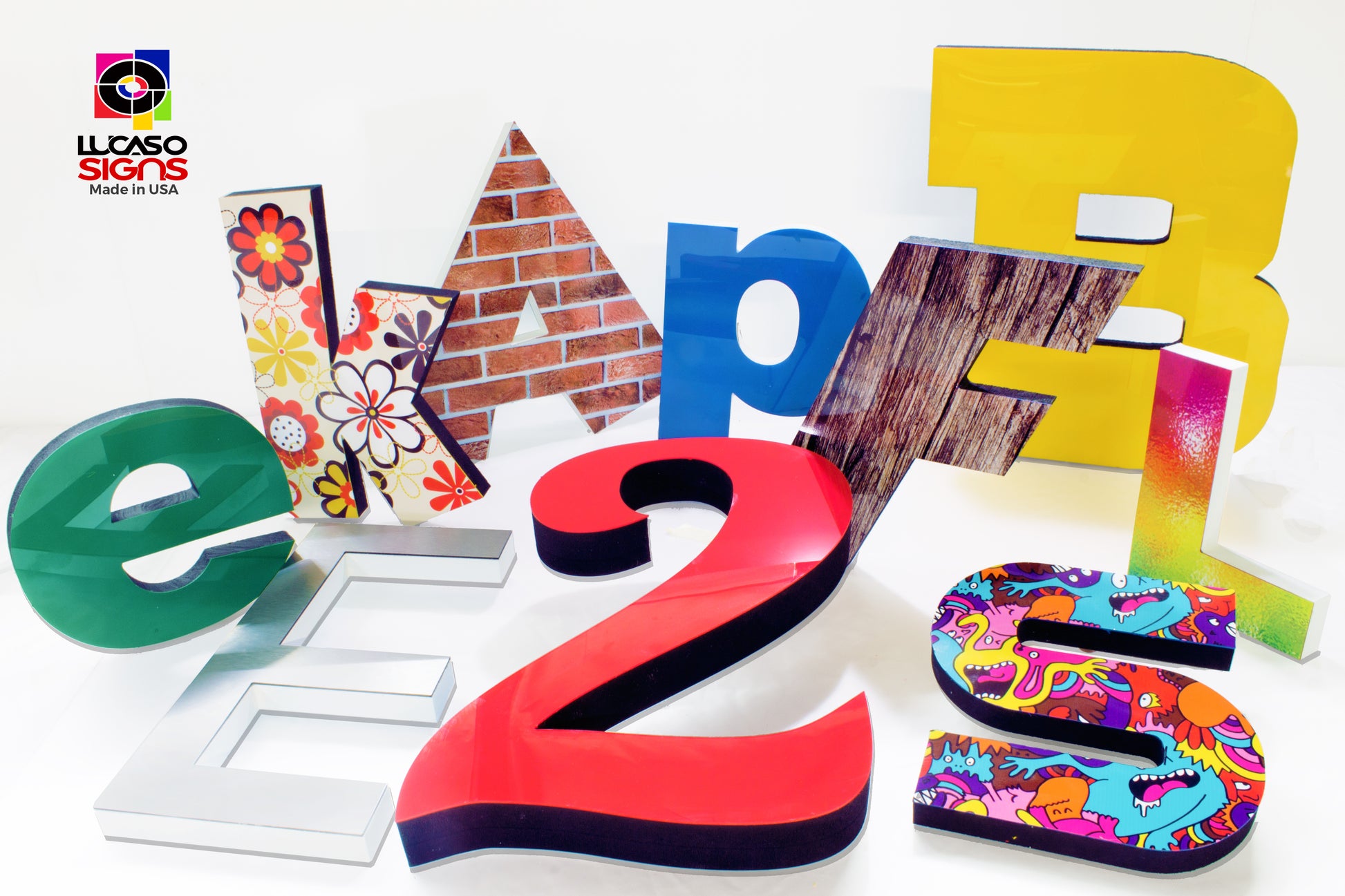 Foam Letters and Shapes with Acrylic –